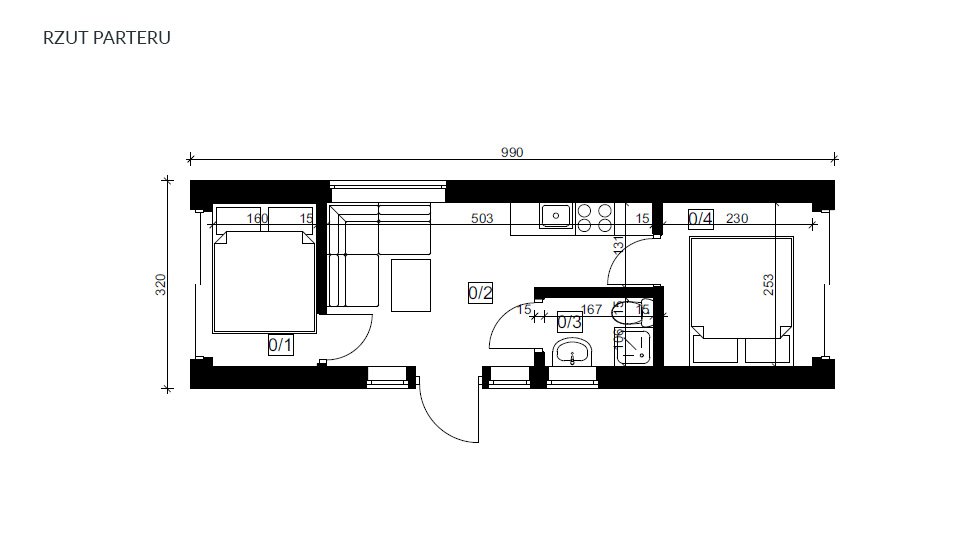 ROJEKT  LIVIO 4 B 22,96 m2