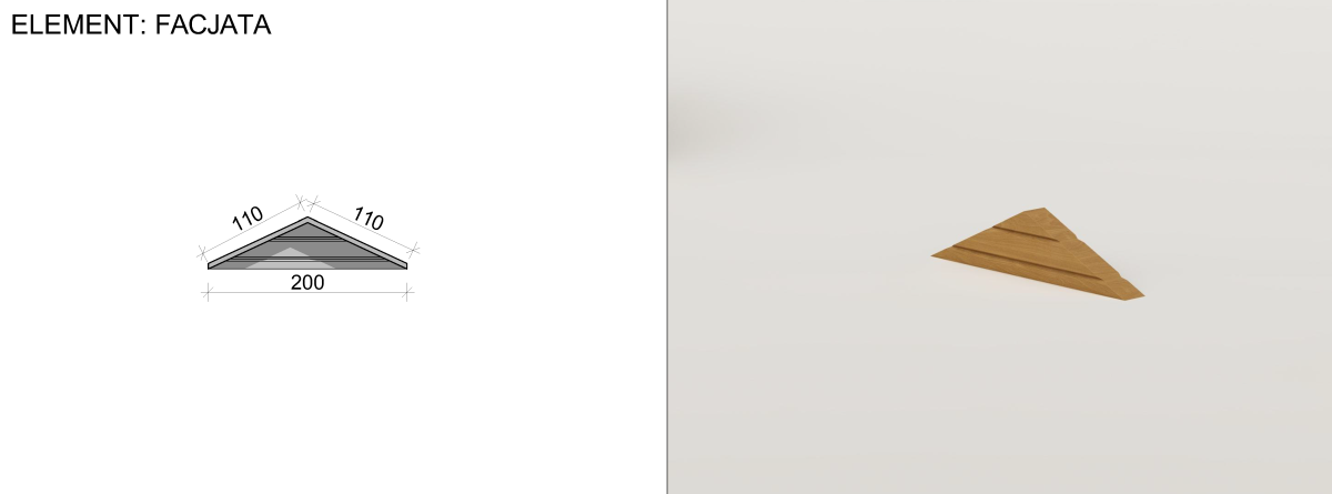 System modułowych drewnianych elementów prefabrykowanych