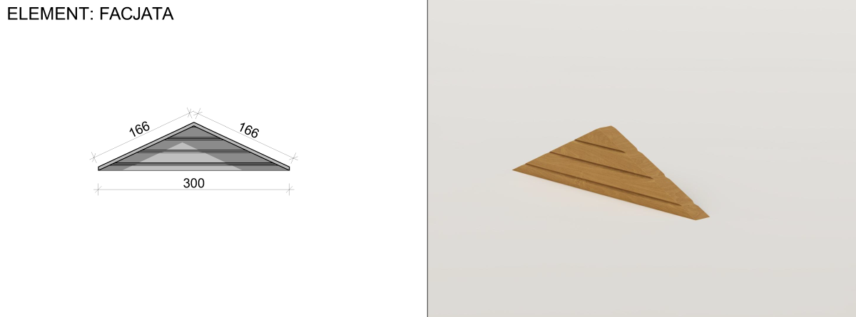 System modułowych drewnianych elementów prefabrykowanych